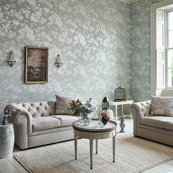 Обои Sanderson Chiswick Grove 216388 фото в интерьере